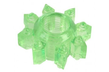 Зеленое эрекционное кольцо-звезда