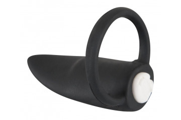 Чёрный вибратор на пальчик или пенис BLACK VELVETS