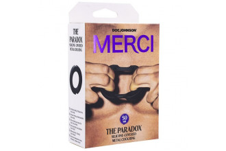 Черное эрекционое кольцо Merci The Paradox 50mm