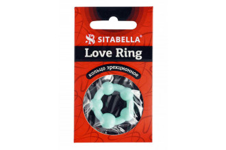 Цветное эрекционное кольцо с 5 бусинами Love Ring