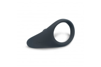 Чёрное эрекционное виброкольцо We-vibe Verge