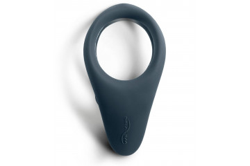 Чёрное эрекционное виброкольцо We-vibe Verge