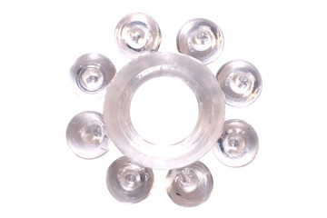 Прозрачное эрекционное кольцо Rings Bubbles