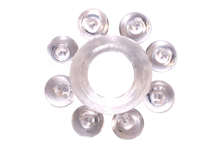 Прозрачное эрекционное кольцо Rings Bubbles