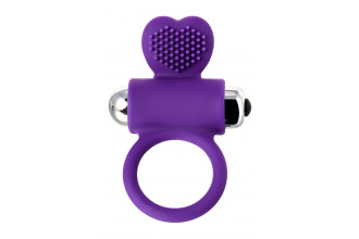 Фиолетовое виброкольцо с ресничками JOS PERY