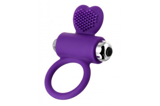 Фиолетовое виброкольцо с ресничками JOS PERY