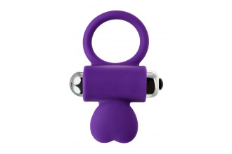 Фиолетовое виброкольцо с ресничками JOS PERY