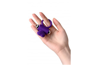 Фиолетовое виброкольцо с ресничками JOS PERY