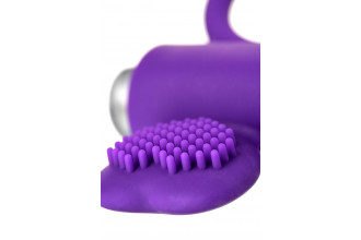 Фиолетовое виброкольцо с ресничками JOS PERY