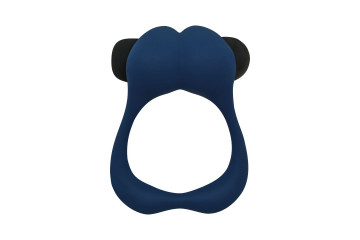 Синее эрекционное виброкольцо Nutty