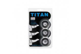 Набор Titan из 3 эрекционных колец, имитирующих автомобильные шины