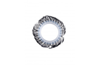 Эластичное эрекционное колечко с черными «ресничками»