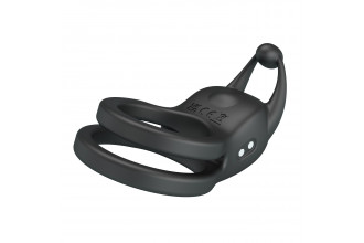 Черное перезаряжаемое виброкольцо Goodwin