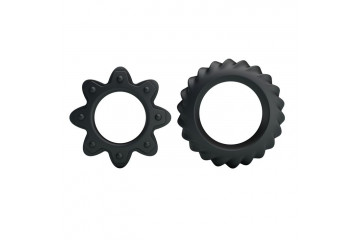 Набор ребристых эрекционных колец Ring Flowering