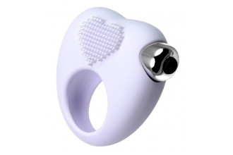 Белое виброкольцо для продления полового акта JOS MOYS