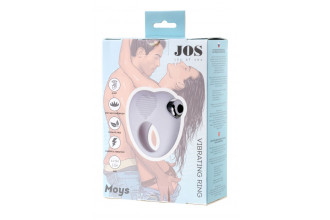 Белое виброкольцо для продления полового акта JOS MOYS Белое виброкольцо для продления полового акта JOS MOYS
