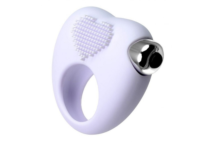 Белое виброкольцо для продления полового акта JOS MOYS Белое виброкольцо для продления полового акта JOS MOYS