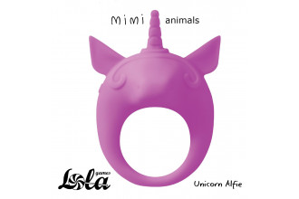 Фиолетовое эрекционное кольцо Unicorn Alfie