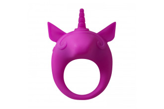 Фиолетовое эрекционное кольцо Unicorn Alfie
