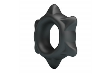 Черное эрекционное кольцо Ethaniel