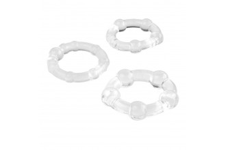 Набор из 3 эрекционных прозрачных колец
