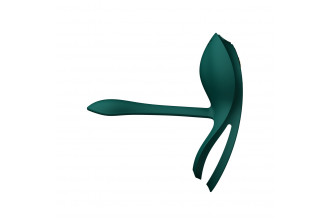 Зеленое эрекционное виброкольцо Bayek с пультом ДУ