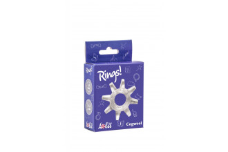 Прозрачное эрекционное кольцо Rings Cogweel