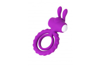 Фиолетовое эрекционное кольцо на пенис JOS GOOD BUNNY