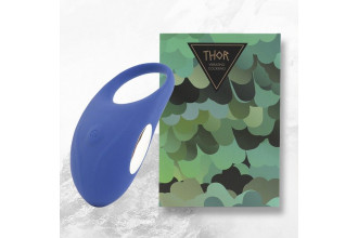 Синее кольцо с вибрацией Thor Cockring