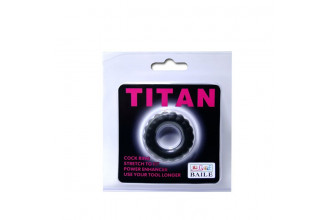 Эрекционное кольцо с крупными ребрышками Titan