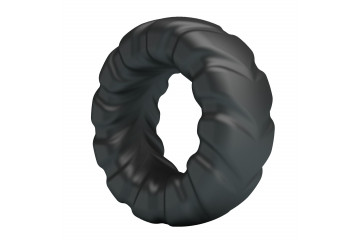 Черное эрекционное кольцо Jeriko