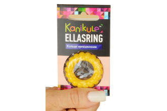 Цветное рельефное эрекционное кольцо Ellasring
