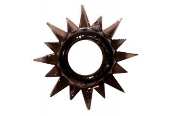 Чёрное эрекционное кольцо Rings Cristal