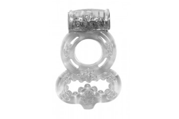 Прозрачное эрекционное кольцо Rings Treadle с подхватом