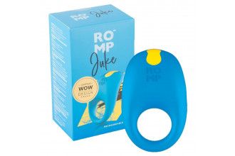 Синее эрекционное виброкольцо Romp Juke