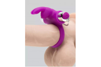 Лиловое виброкольцо с пультом ДУ Remote Control Cock Ring