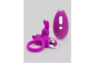 Лиловое виброкольцо с пультом ДУ Remote Control Cock Ring