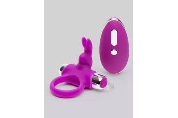 Лиловое виброкольцо с пультом ДУ Remote Control Cock Ring