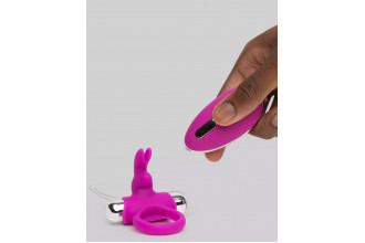Лиловое виброкольцо с пультом ДУ Remote Control Cock Ring