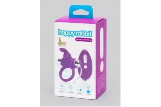 Лиловое виброкольцо с пультом ДУ Remote Control Cock Ring