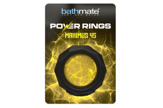 Черное эрекционное кольцо Maximus 45
