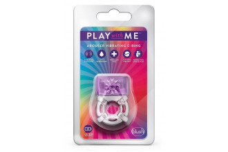 Фиолетовое эрекционное виброкольцо One Night Stand Vibrating C-Ring