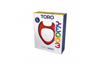 Красное эрекционное кольцо Toro L