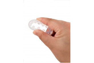 Эрекционное кольцо со стимулирующими шариками на поверхности