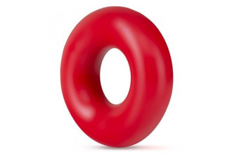 Набор из 2 красных эрекционных колец DONUT RINGS OVERSIZED