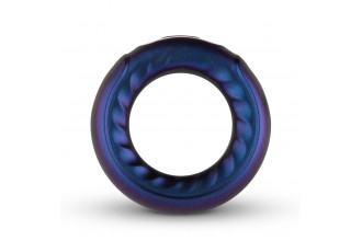 Фиолетовое эрекционное виброкольцо Saturn Vibrating Cock/Ball Ring