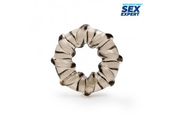 Дымчатое рельефное эрекционное кольцо