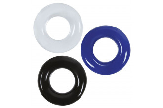 Набор из 3 эрекционных колец без рельефа