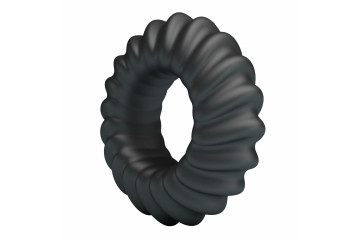 Черное эрекционное кольцо Fitz