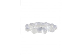 Прозрачное эрекционное кольцо со стимулирующими шариками